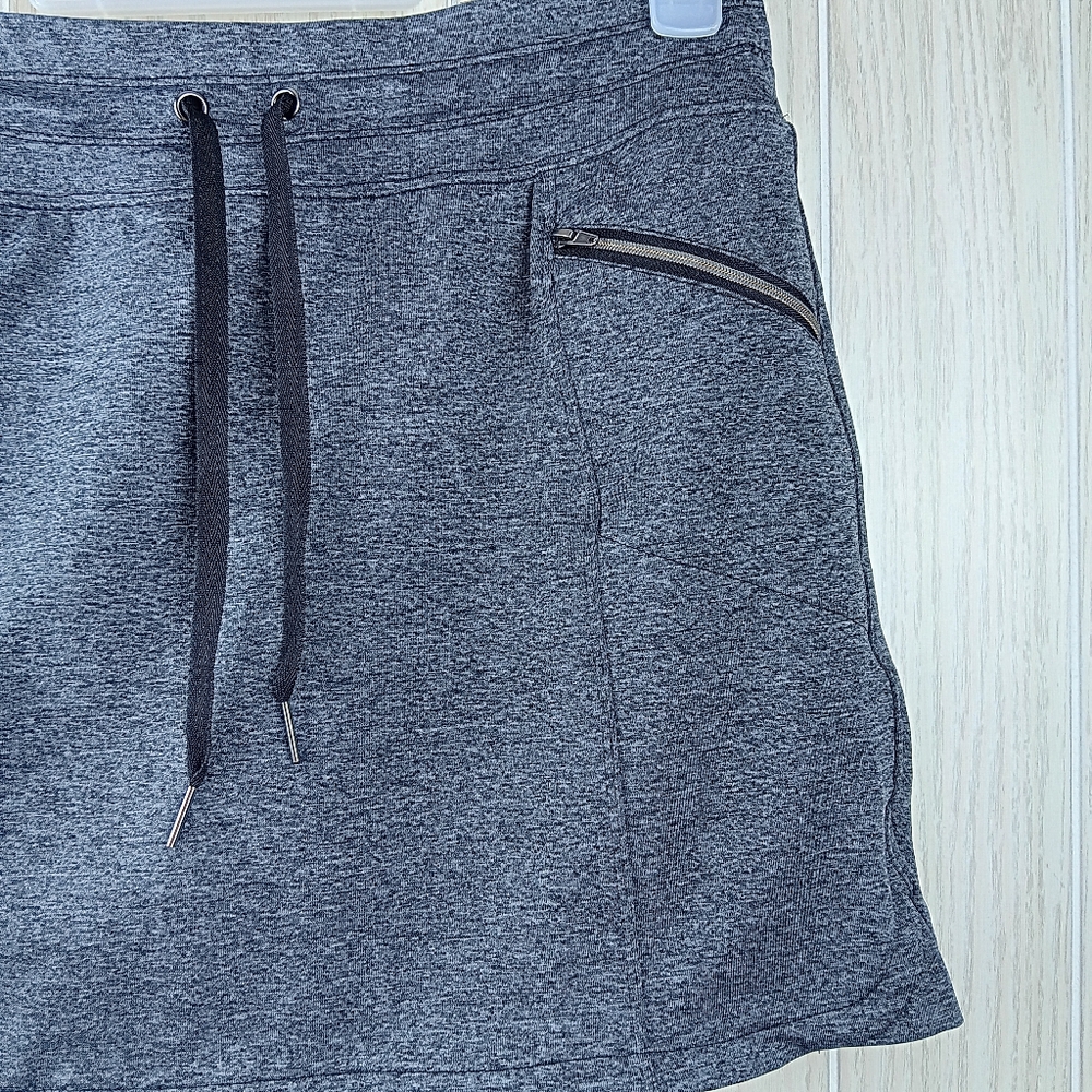 Tangerine Gray Athletic Skirt With Shorts Underneath Small tennis skirt - Picture 2 of 12